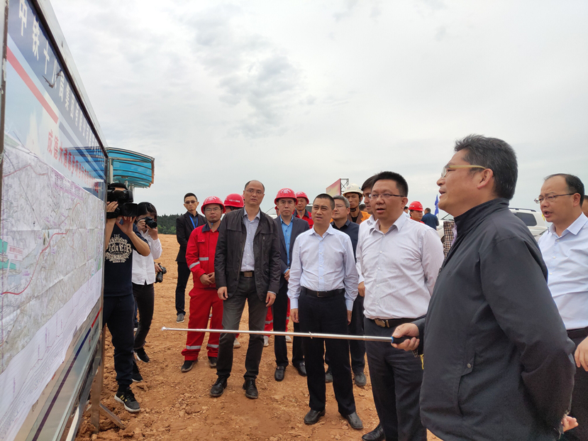 市委書記趙世勇調(diào)研德中、德羅項目建設(shè)情況